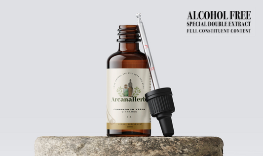 Alcohol free Cinnamon bark tincture. Cinnamomum verum. 100ml. Unique extract. Clean naturally farmed.