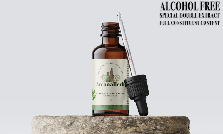Alcohol free Artemisia absinthium 50ml, 100ml available. 1:3 Wormwood