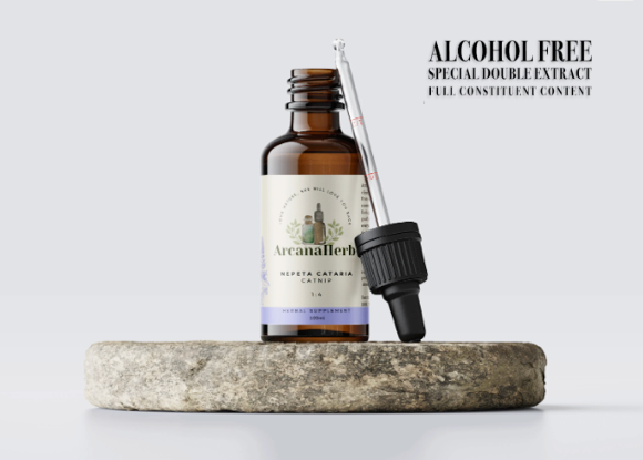Alcohol free Nepata Cataria. Catnip extract tincture 1:3.