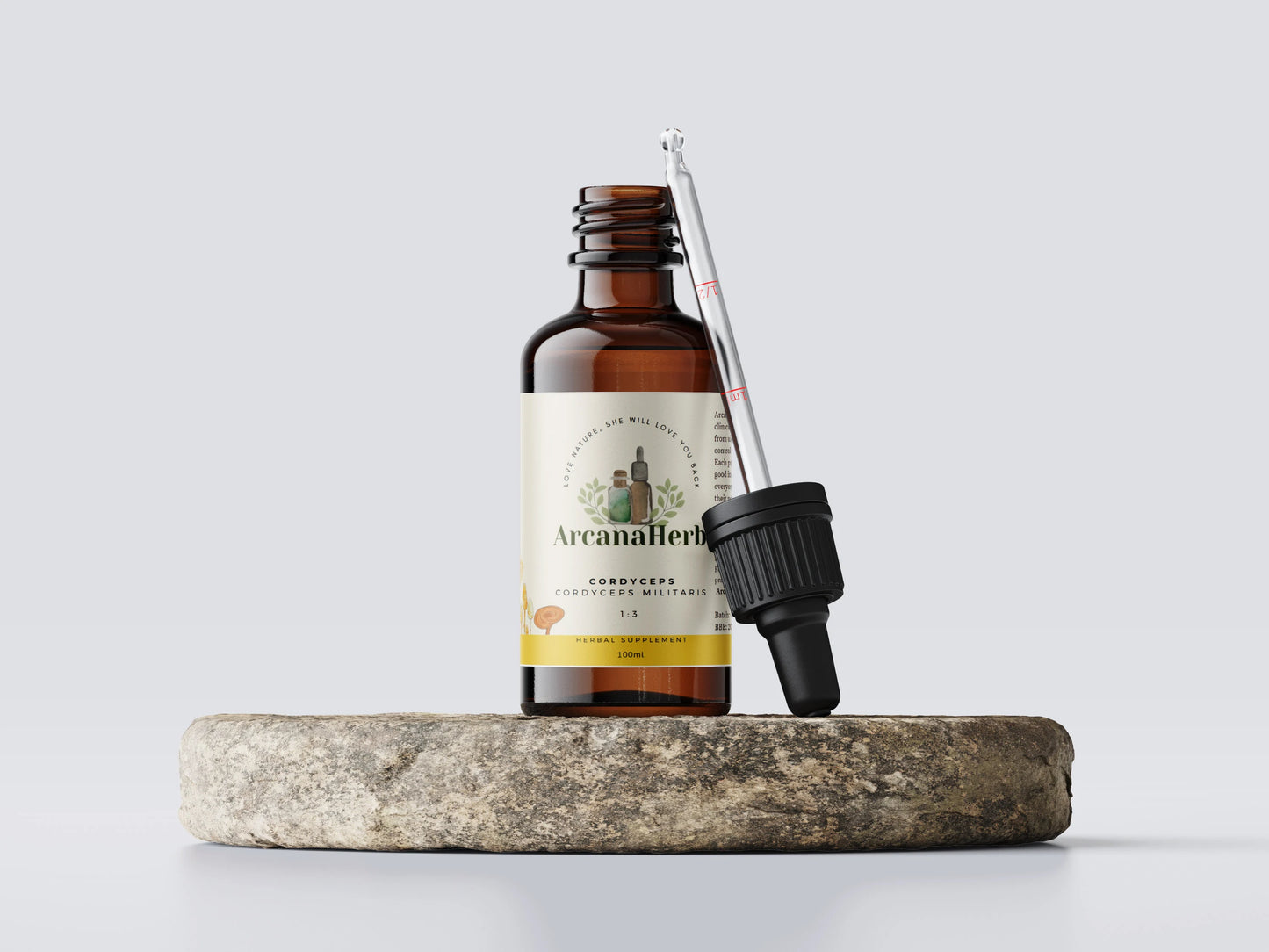 Alcohol free Cordyceps militaris. 1:3. 50ml , 100ml. Clinical grade. Dual extract. Fruiting bodies.