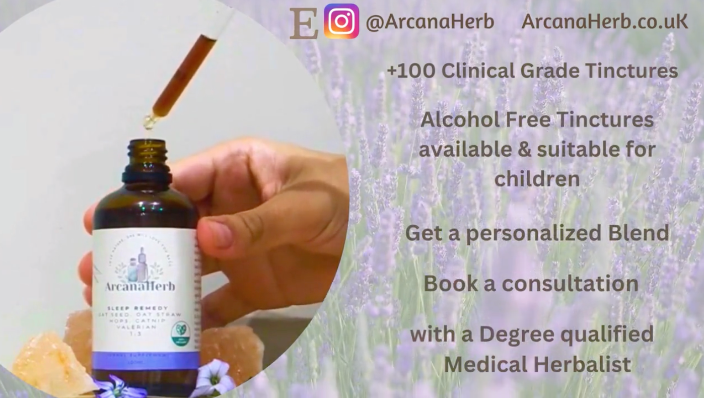 Calm Me Tincture, herbal extract 1:3 strength, A Mix Designed by Herbalists.