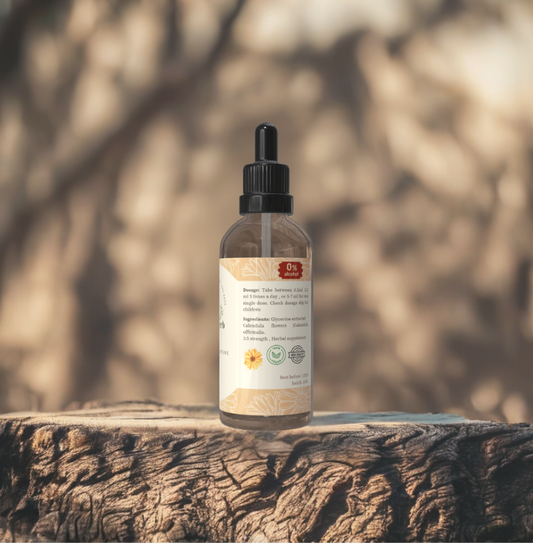Marigold Tincture. Calendula Officinalis Glycerine extract 1:3