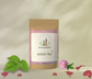 Moon Tea, feminine health. Period support. Herbal Tea. Clinical grade. Crafted by Herbalists. Organic. Red Clover, Cramp bark , Eleutherococcus, Raspberry leaf, Nettle leaf. Moringa. Calendula. Rose. Orange peel. Lavandula, Liquorice