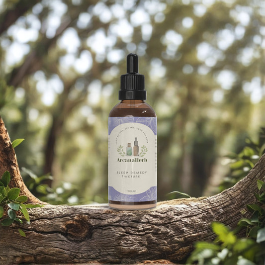Sleep Remedy Tincture. 1:3 100ml.  Clean naturally farmed ingredients. Herbalist crafted. Hops, Valerian, Oat seed, Oat straw, Catnip