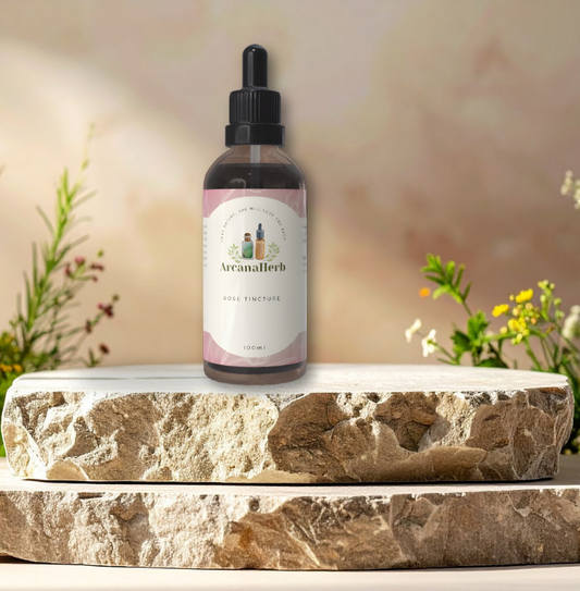 Alcohol Free.  Rose Tincture. Rosa Damascena. 1:3,