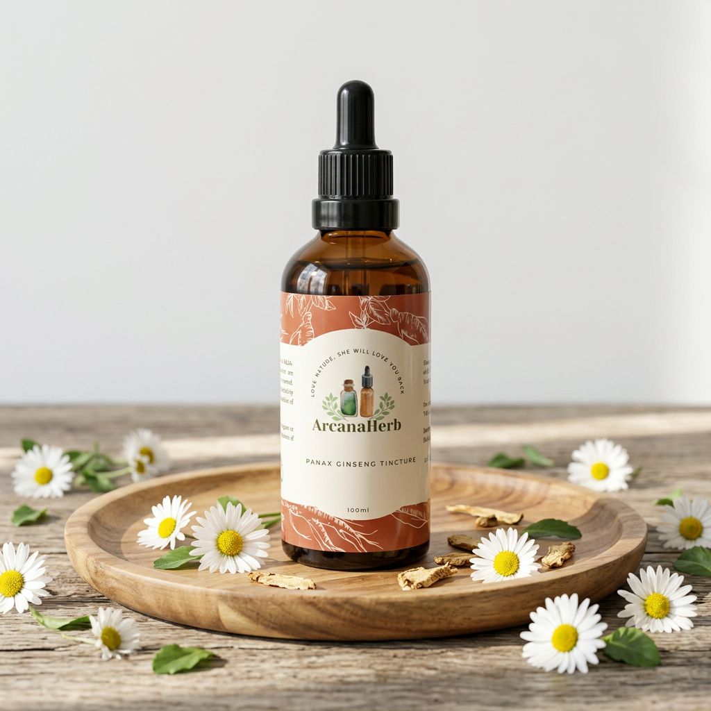 Red Korean Ginseng Tincture. Panax Ginseng. 1:3. 100ml
