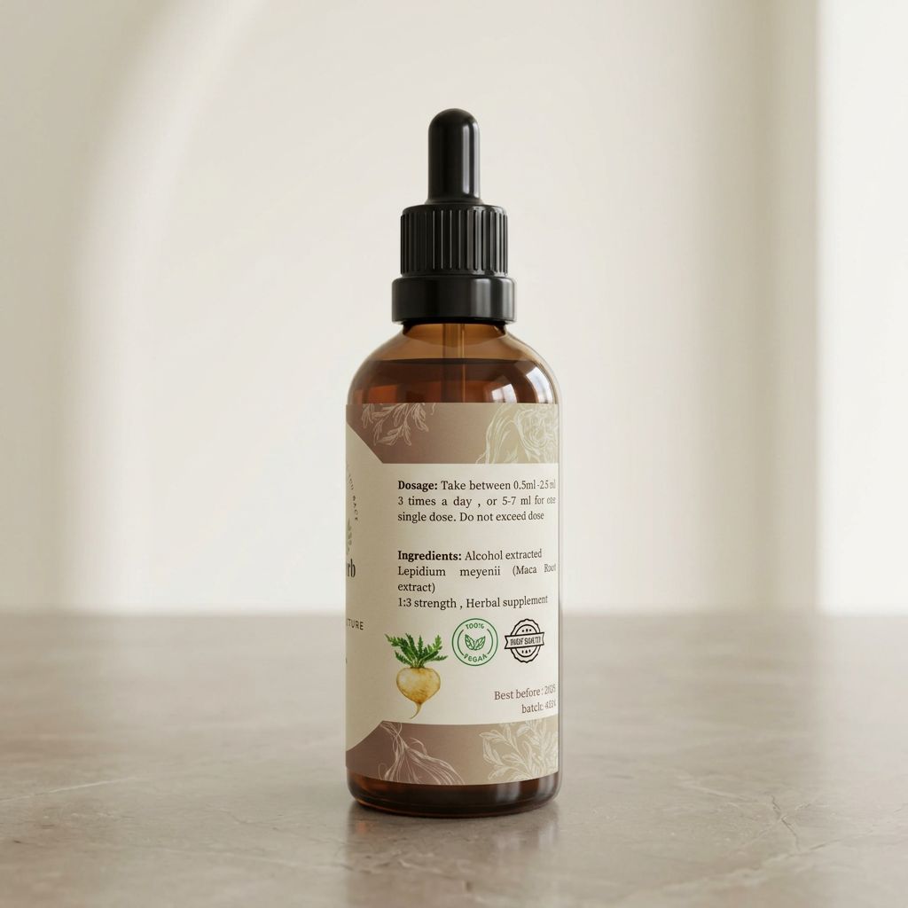 Maca Root( Lepidium meyenii ) Tincture Extract