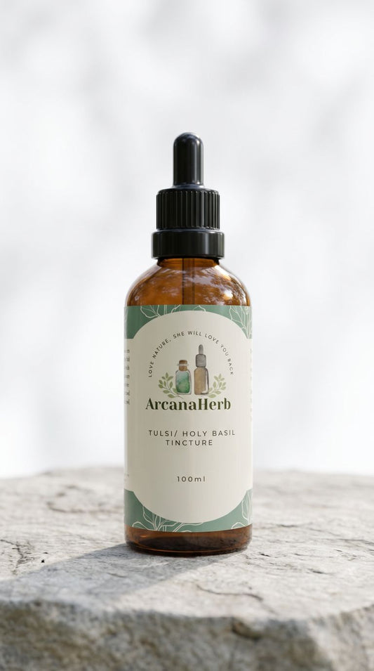 Holy Basil Tincture/ Tulsi. Ocimum sanctum. 1:3. 100ml